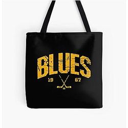 Art St Louis Blues All Over Print Tote Bag