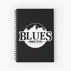 Art St. Louis Blues Spiral Notebook