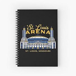 Art St. Louis Blues Spiral Notebook