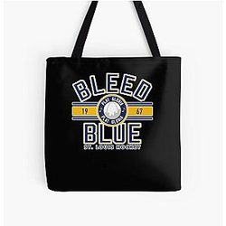 Art St Louis Blues All Over Print Tote Bag