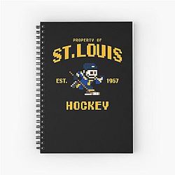 Art St. Louis Blues Spiral Notebook