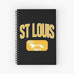 Art St. Louis Blues Spiral Notebook