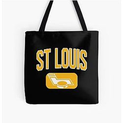 Art St Louis Blues All Over Print Tote Bag