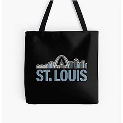 Art St Louis Blues All Over Print Tote Bag
