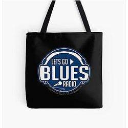 Art St Louis Blues All Over Print Tote Bag