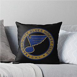 Art St. Louis Blues Throw Pillow
