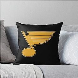 Louis Blues Wings Throw Pillow