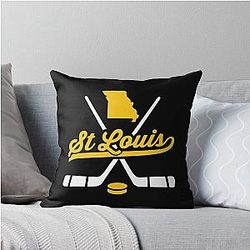 Art St. Louis Blues Throw Pillow