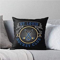 Art St. Louis Blues Throw Pillow