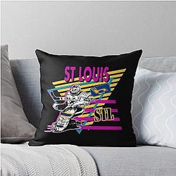 Art St. Louis Blues Throw Pillow