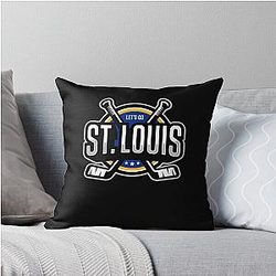 Art St Louis Blues Throw Pillow