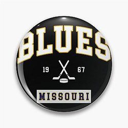 Art St. Louis Blues Pin
