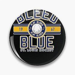 Art of St. Louis Blues Pin