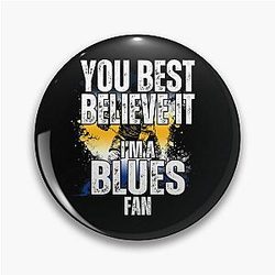St Louis Blues Fan Hockey Pin