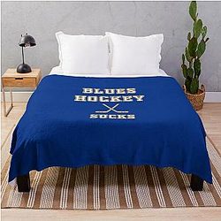 St Louis Blues Hockey Throw Blanket