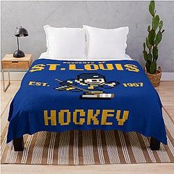 Property of St Louis Blues Hockey Throw Blanket