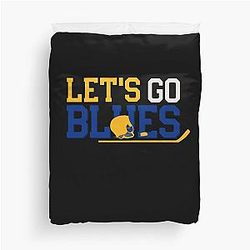 Art for St Louis Blues Duvet Cover