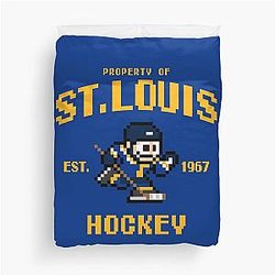 Property of St Louis Blues Hockey Duvet Cover