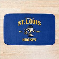 Property of St Louis Blues Hockey Bath Mat