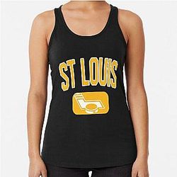 Art - Louis Blues Racerback Tank Top