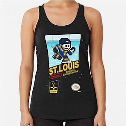 St. Louis Blues 8-bit Retro Pixel Art Videogame T-Shirt