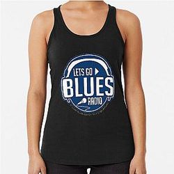 Art - St Louis Blues Racerback Tank Top