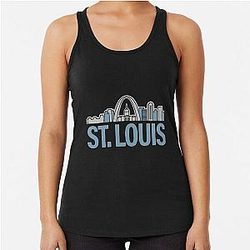 Art - St Louis Blues Racerback Tank Top