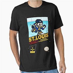 St. Louis Blues 8-bit Retro Art Game Cart Essential T-Shirt