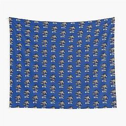 St. Louis Blues 8-bit Retro Pixel Art Videogame Player Tapestry
