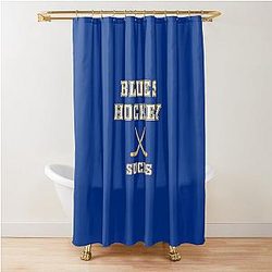St. Louis Blues Hockey Shower Curtain