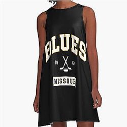 Art St. Louis Blues A-Line Dress