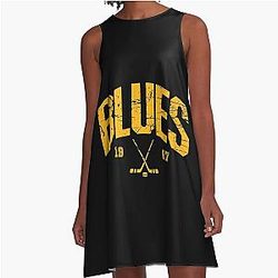 St. Louis Blues A-Line Dress