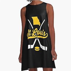 Art St Louis Blues A-Line Dress