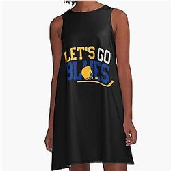 Art St Louis Blues A-Line Dress