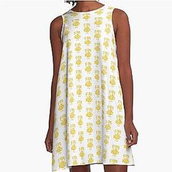 St Louis Blues Inspired Missouri Hockey Team A-Line Dress