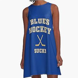 Saint Louis Blues Hockey A-Line Dress