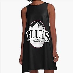 St. Louis Blues A-Line Dress