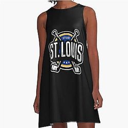 Art St. Louis Blues A-Line Dress