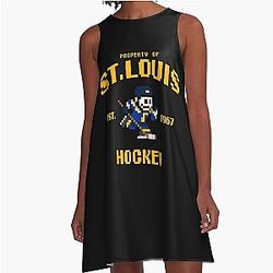 Art St. Louis Blues A-Line Dress
