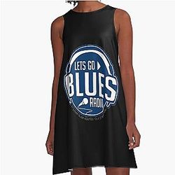 Art St Louis Blues A-Line Dress
