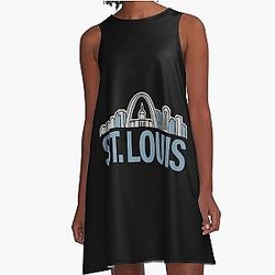 St. Louis Blues A-Line Dress