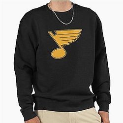 Louis Blues Wings Pullover Sweatshirt