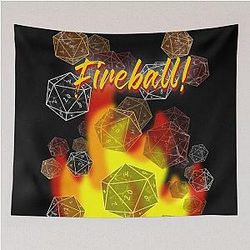Fireball Stranger Things quote Tapestry