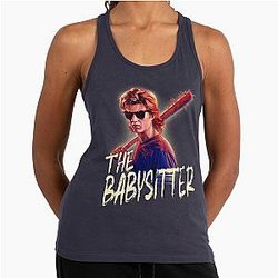 Stranger Things Steve The Babysitter Portrait Tank Top