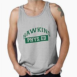 Stranger Things Hawkins Phys Ed Logo Tank Top