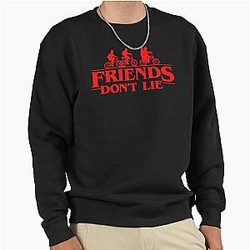 Stranger Things Group Shot Red Friends Sweatshirt