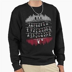 Netflix Stranger Things Alphabet Pullover Sweatshirt