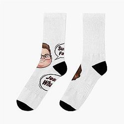 Derek Turnbow & Robin - Stranger Things Season 5 Fan Art Socks