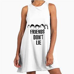 Stranger Things Artwork A-Line Dress