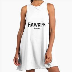 Hawkins Indiana Stranger Things A Line Dress